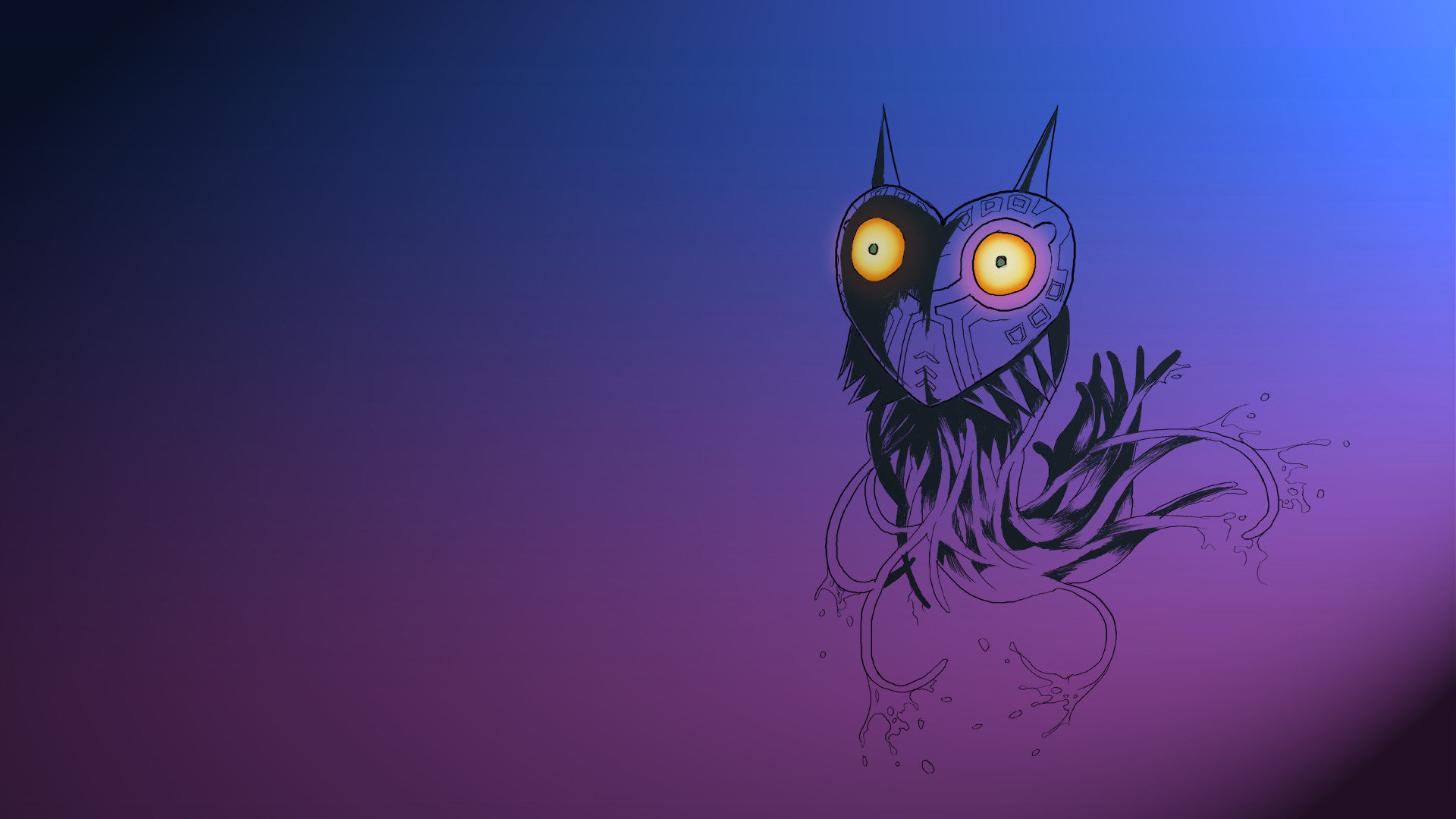 zelda wallpaper,owl,illustration,violet,animation,graphic design