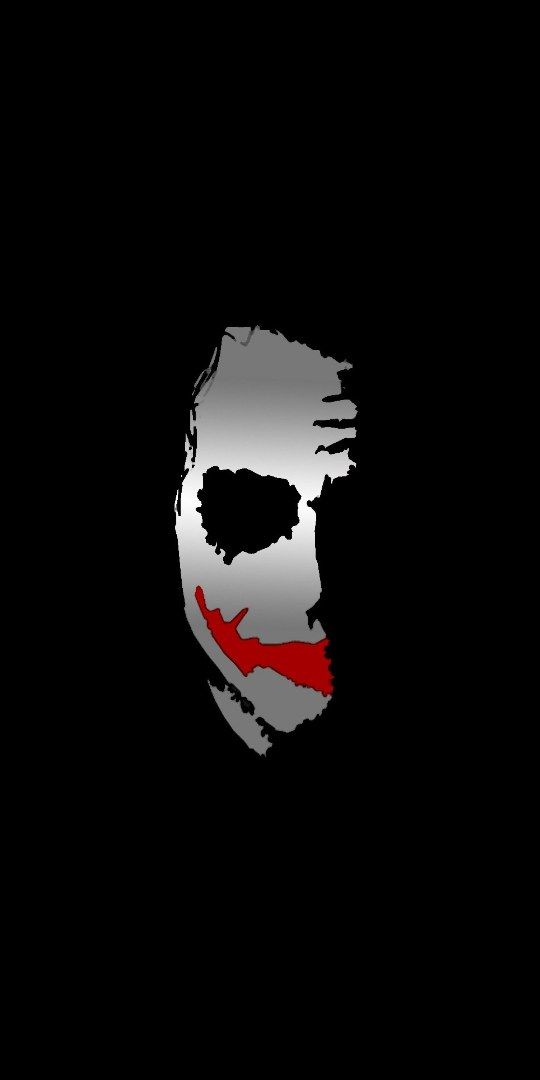 dark wallpaper,head,joker,fictional character,logo,supervillain