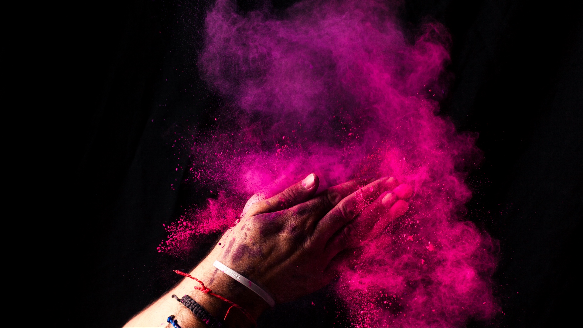 colorful wallpaper,pink,smoke,purple,sky,hand