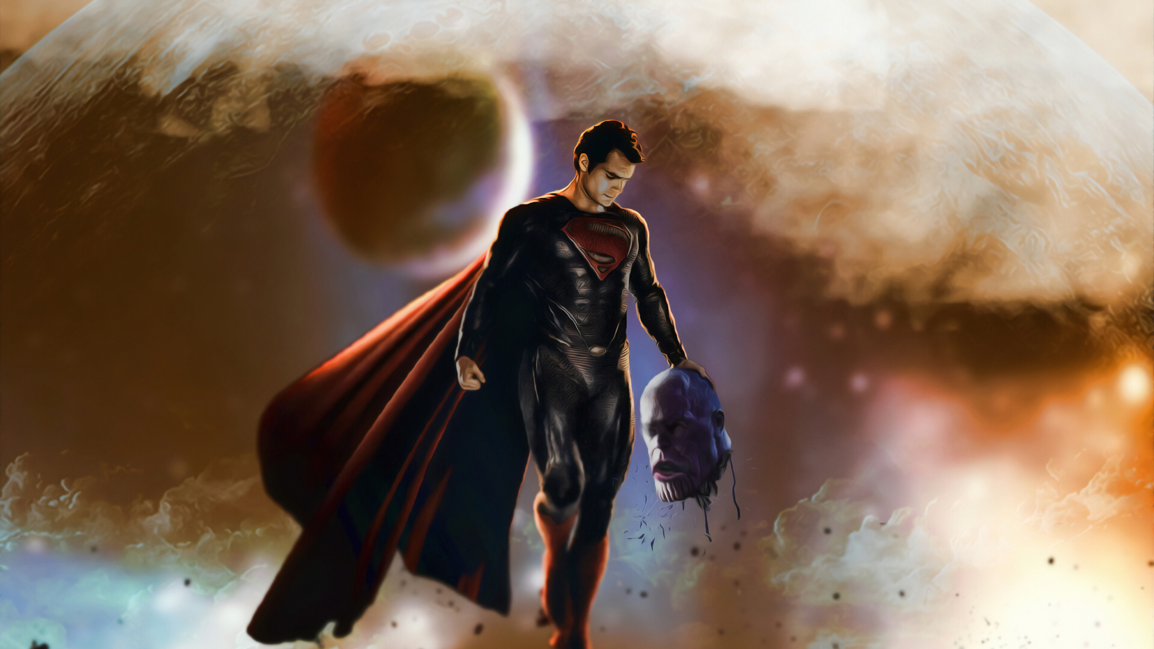 superman wallpaper,superhero,fictional character,batman,superman,cg artwork