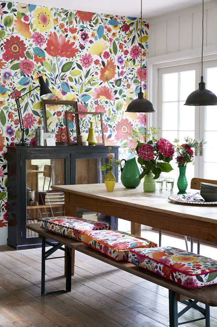 colorful wallpaper,furniture,interior design,room,table,wallpaper