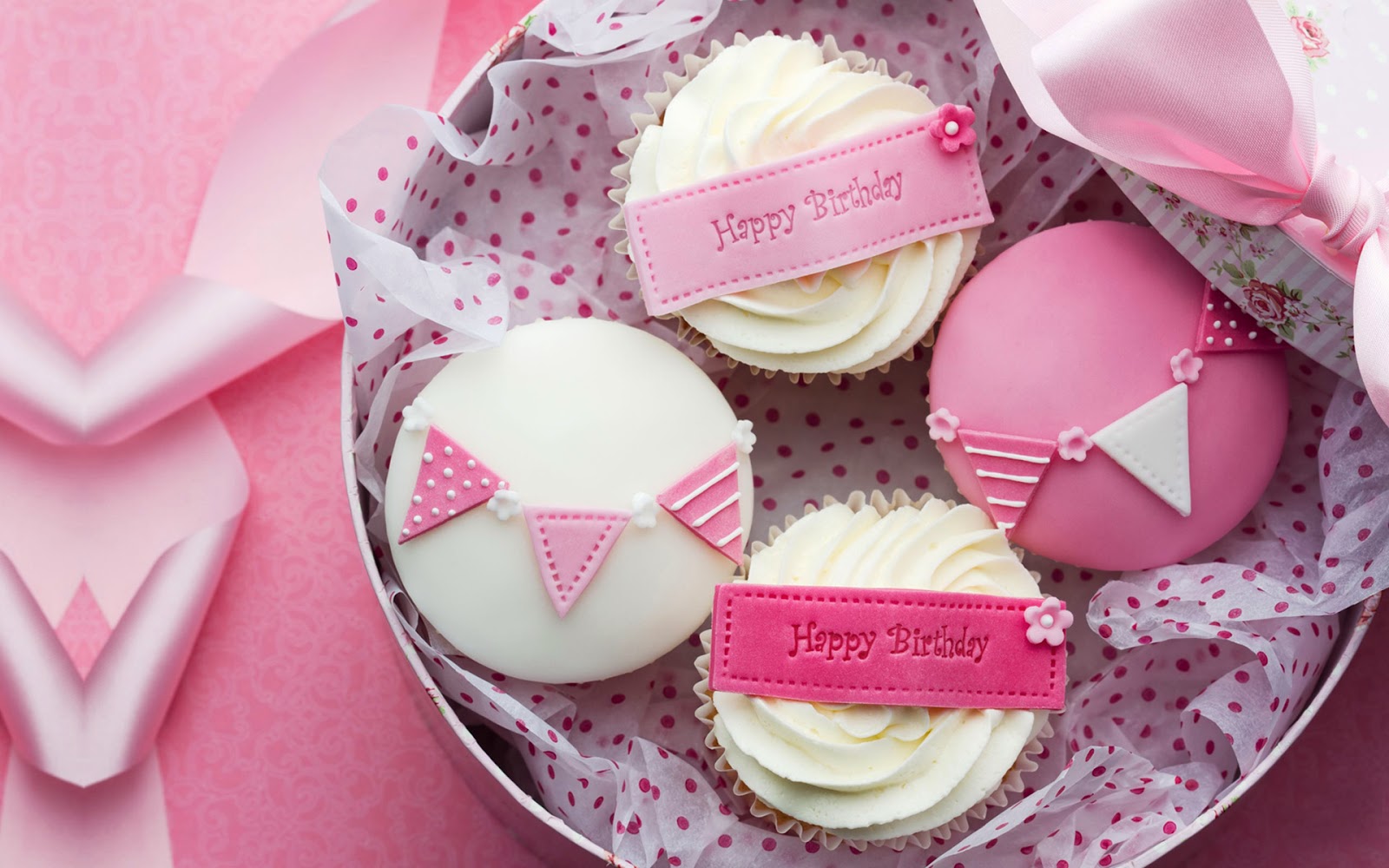 birthday wallpaper,pink,food,party favor,buttercream,sweetness