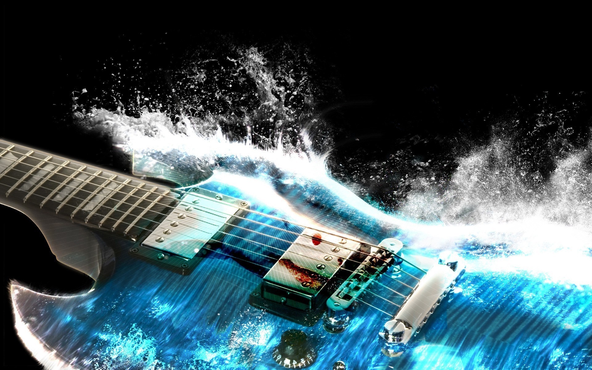 fondo de pantalla de guitarra,guitarra,guitarra eléctrica,agua,instrumentos de cuerda pulsada,instrumento musical