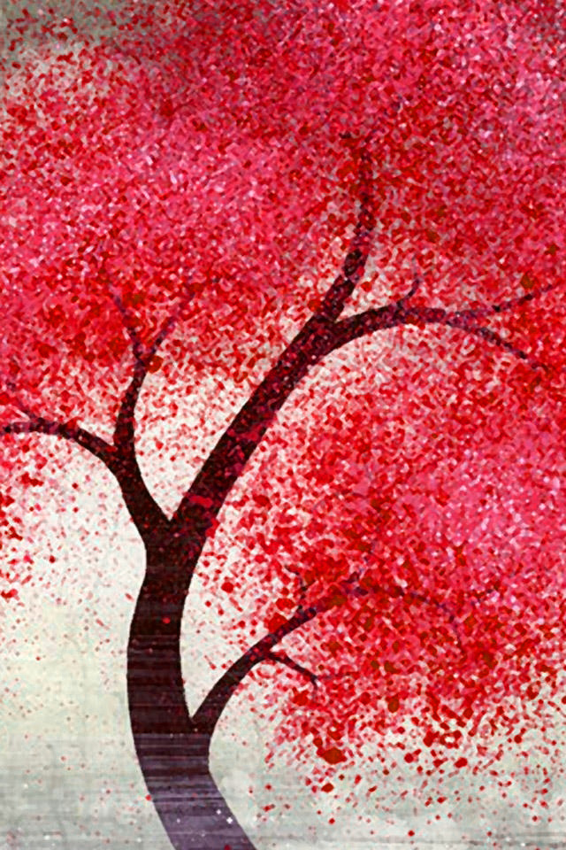 foto de fondo de pantalla,rojo,árbol,planta leñosa,planta,flor