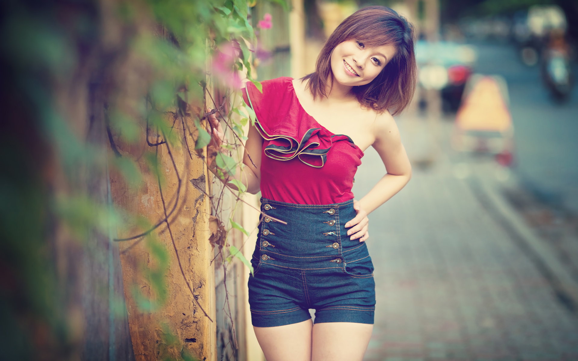 beautiful girl hd wallpaper,clothing,shoulder,waist,beauty,leg