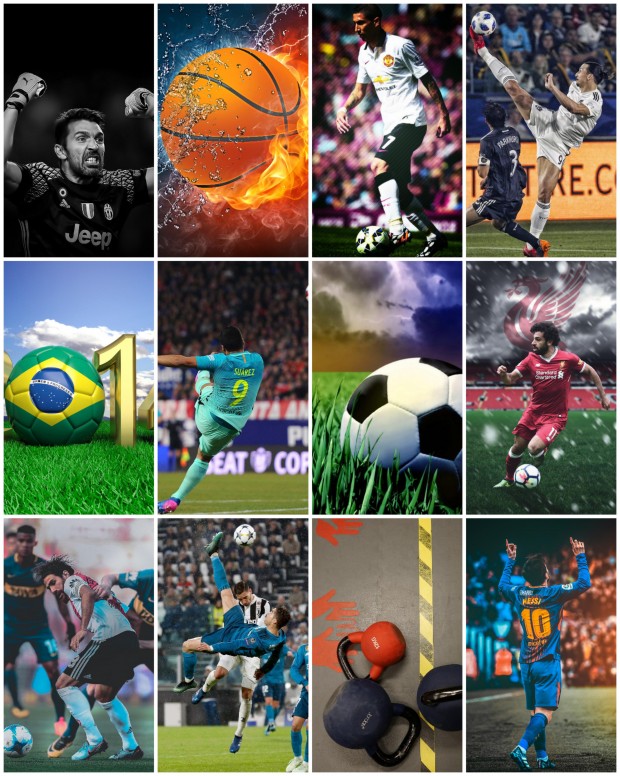 sports wallpapers,collage,football player,art,team,photography