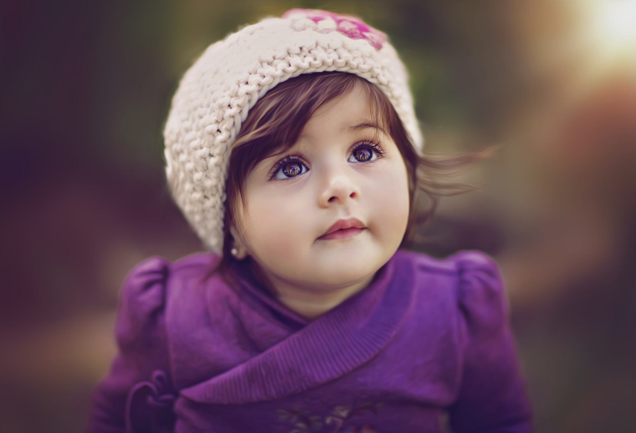 girl wallpaper hd,child,face,cheek,skin,purple