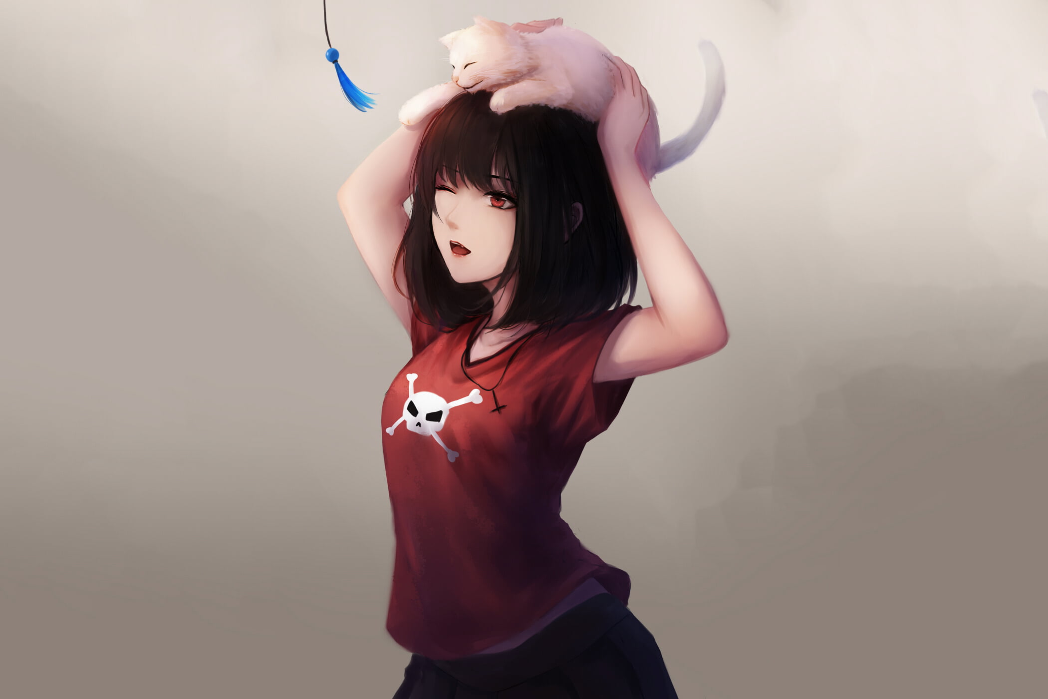 girl wallpaper hd,hair,red,skin,shoulder,joint (49645) WallpaperUse