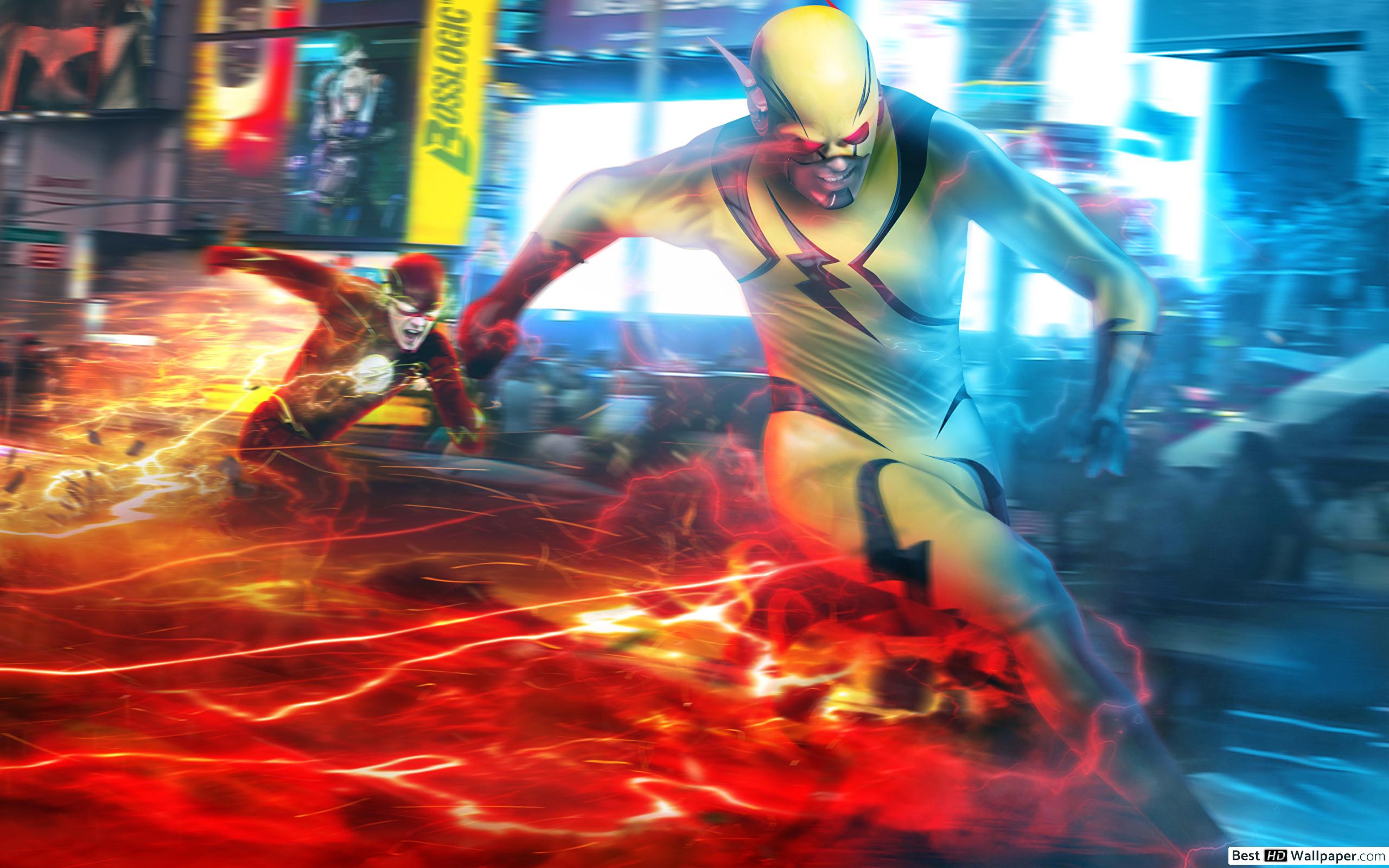 flash wallpaper,fictional character,hero,cg artwork,superhero,screenshot