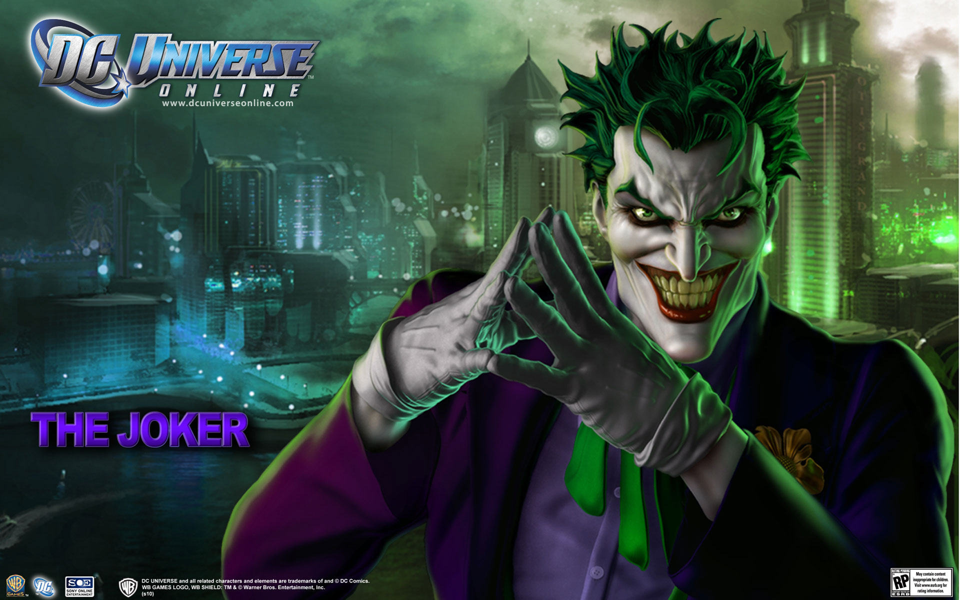 dc universe wallpaper,fictional character,supervillain,joker,games,pc game