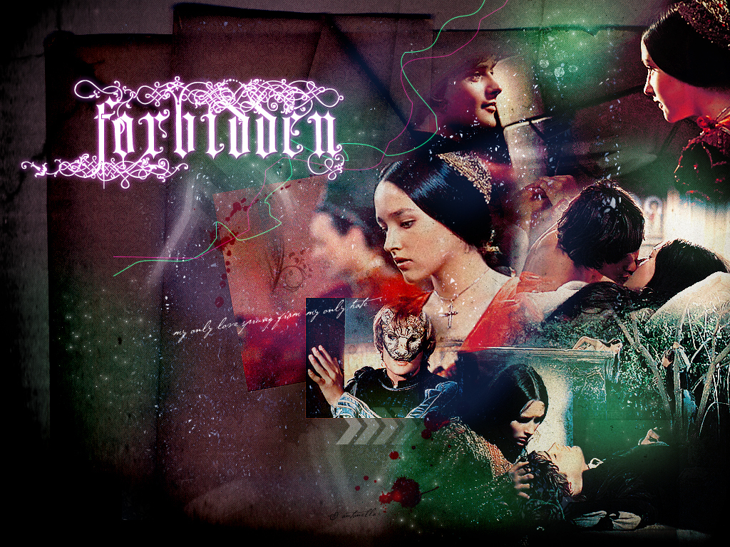 romeo and juliet wallpaper,text,graphic design,font,movie,poster