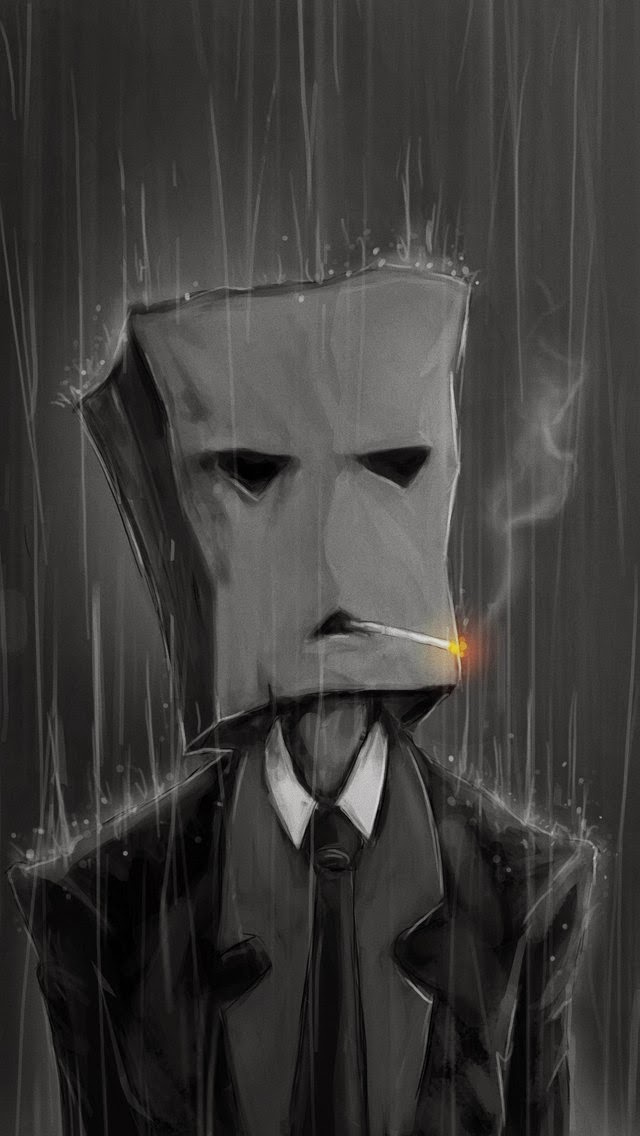 fumatori wallpaper iphone 5,bianco e nero,personaggio fittizio,animazione,illustrazione,monocromatico