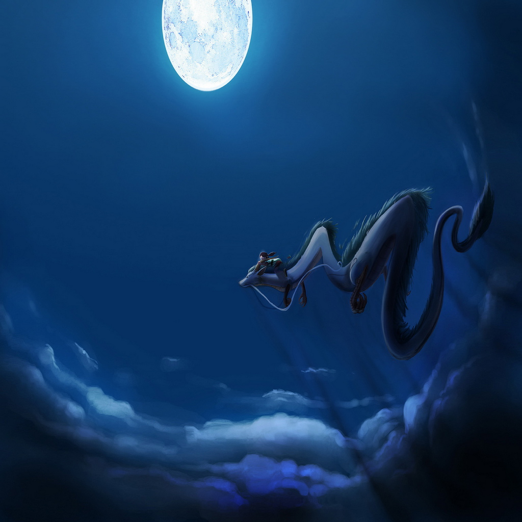 anime wallpaper for ipad,moon,sky,moonlight,light,atmosphere