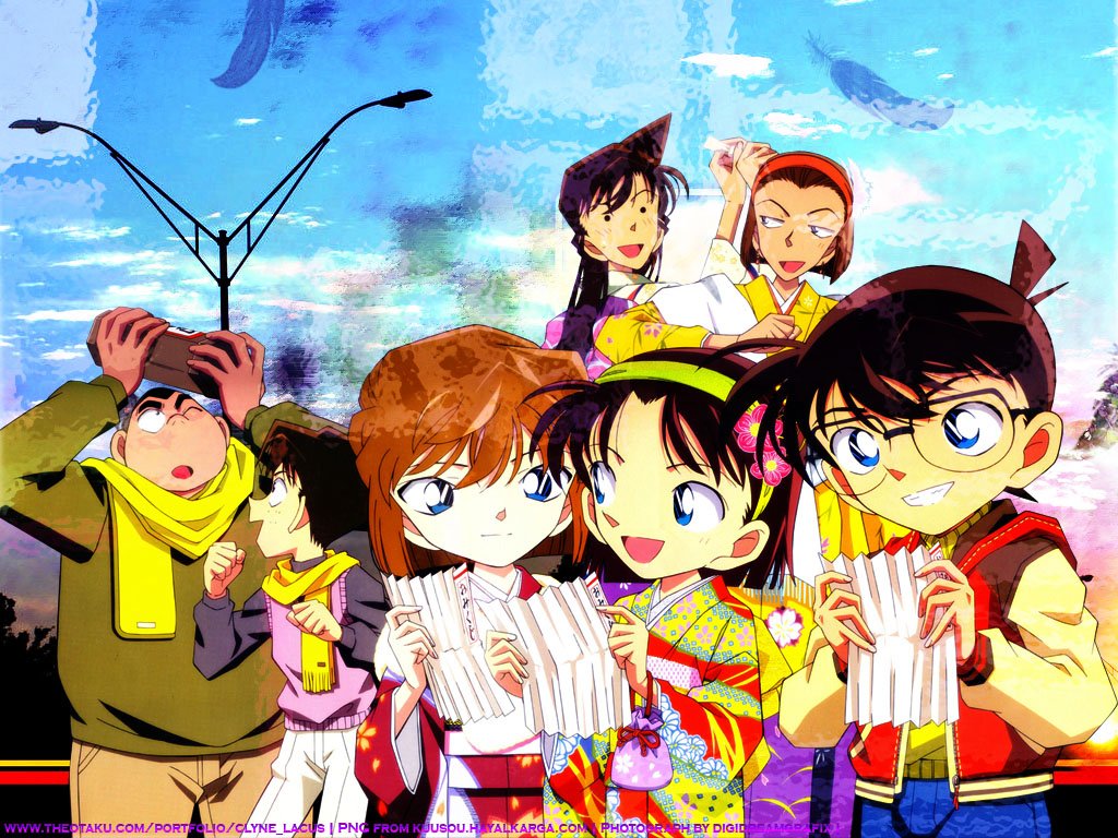 fond d'écran detektif conan,dessin animé,dessin animé,anime,animation,illustration