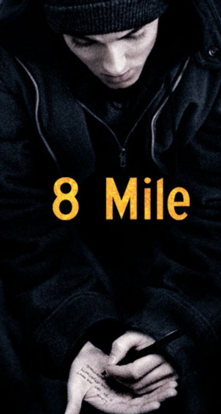 8 mile wallpaper,text,t shirt,hoodie,outerwear,font