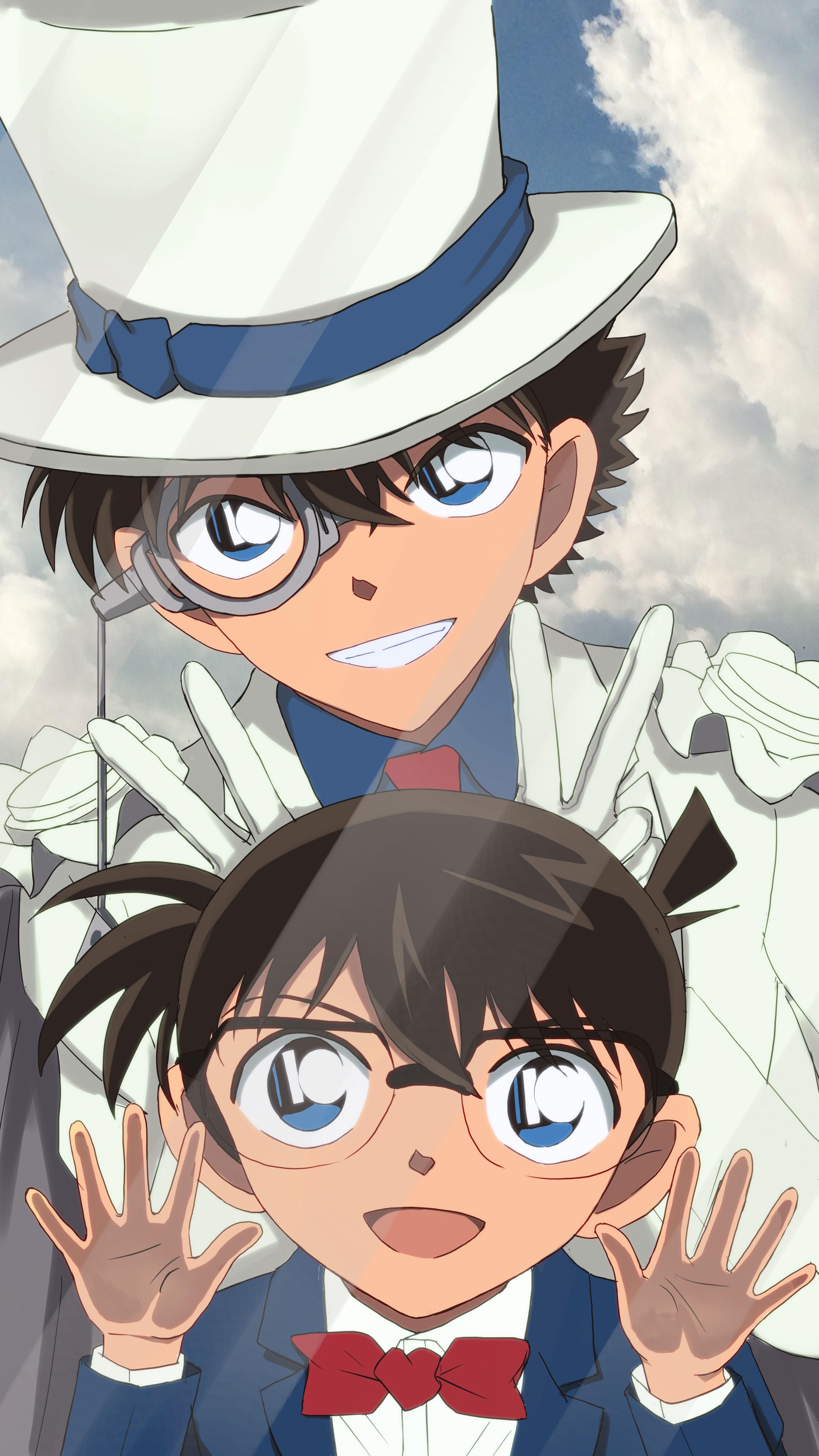 detective conan wallpaper per android,cartone animato,anime,cartone animato,illustrazione,animazione