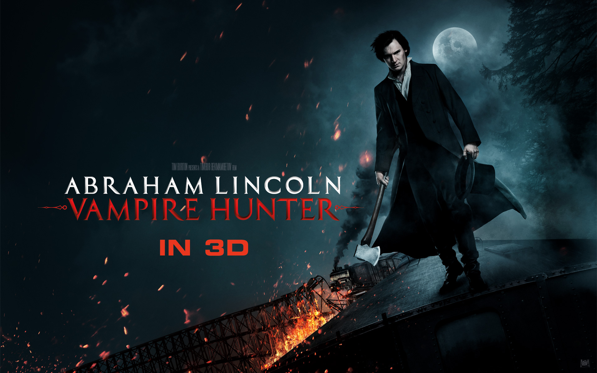 abraham lincoln wallpaper,movie,poster,font,darkness,digital compositing