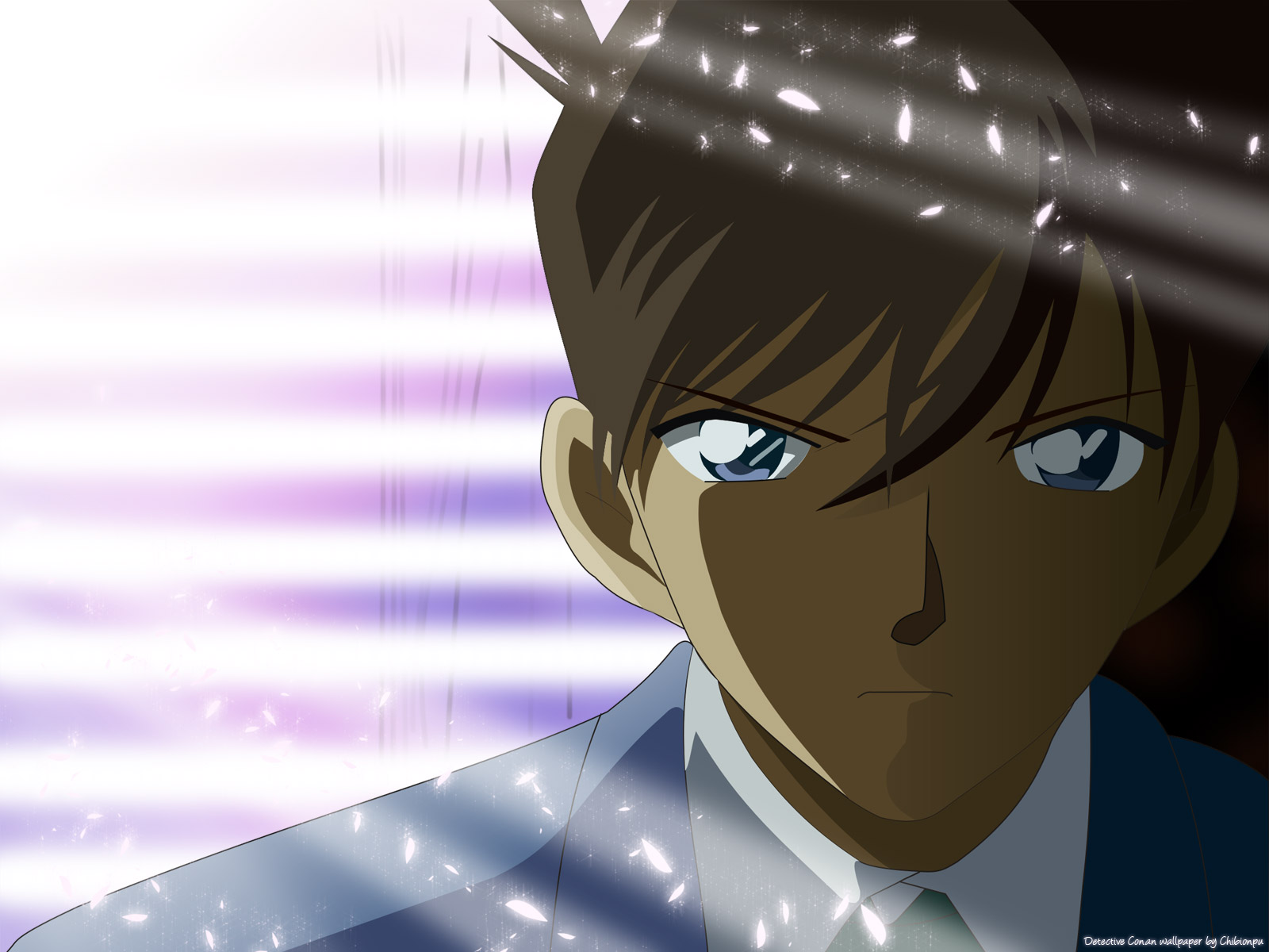 shinichi kudo wallpaper,cartoon,anime,cg artwork,mouth,fictional