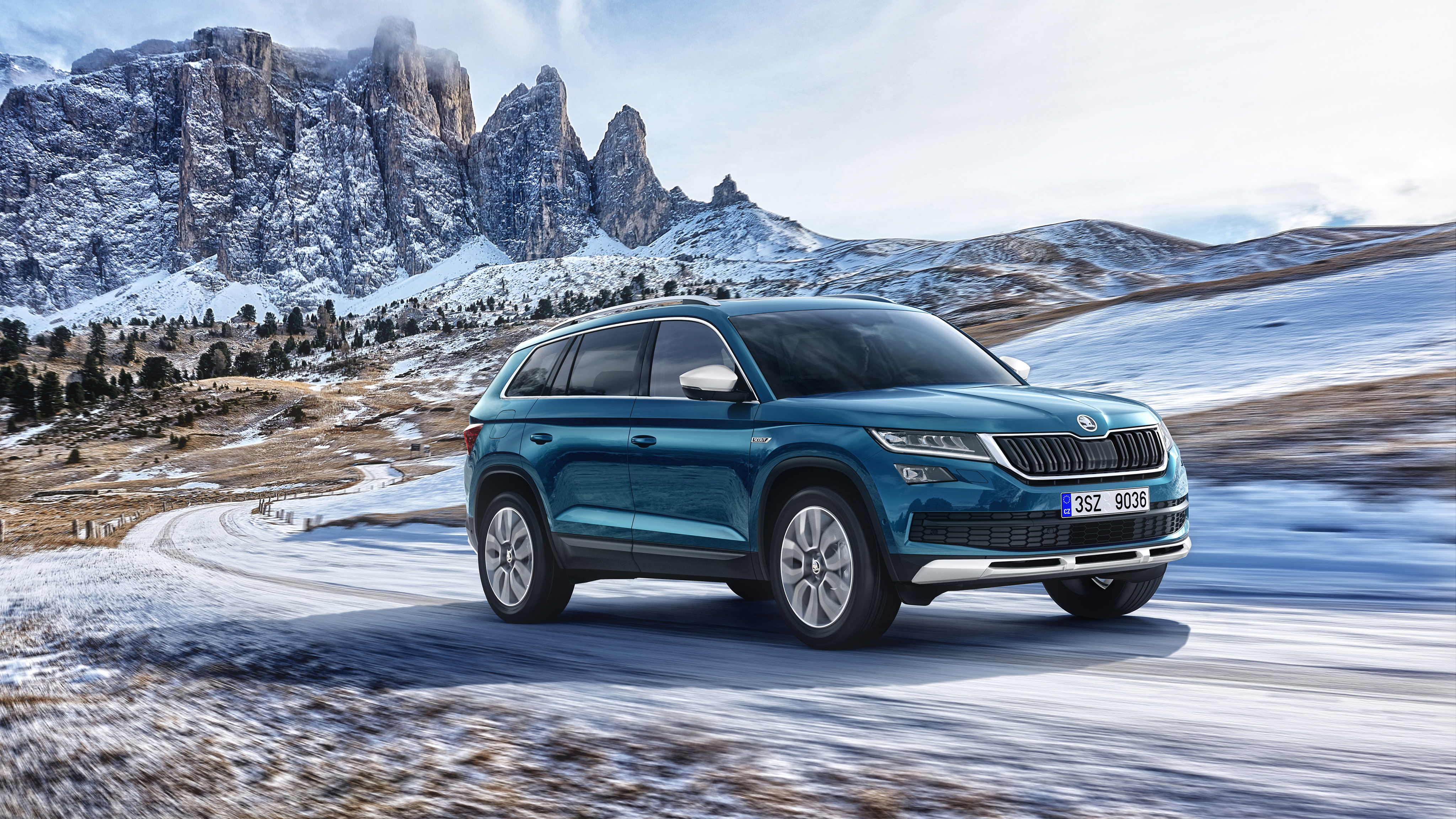 skoda wallpaper,land vehicle,car,vehicle,sport utility vehicle,automotive design