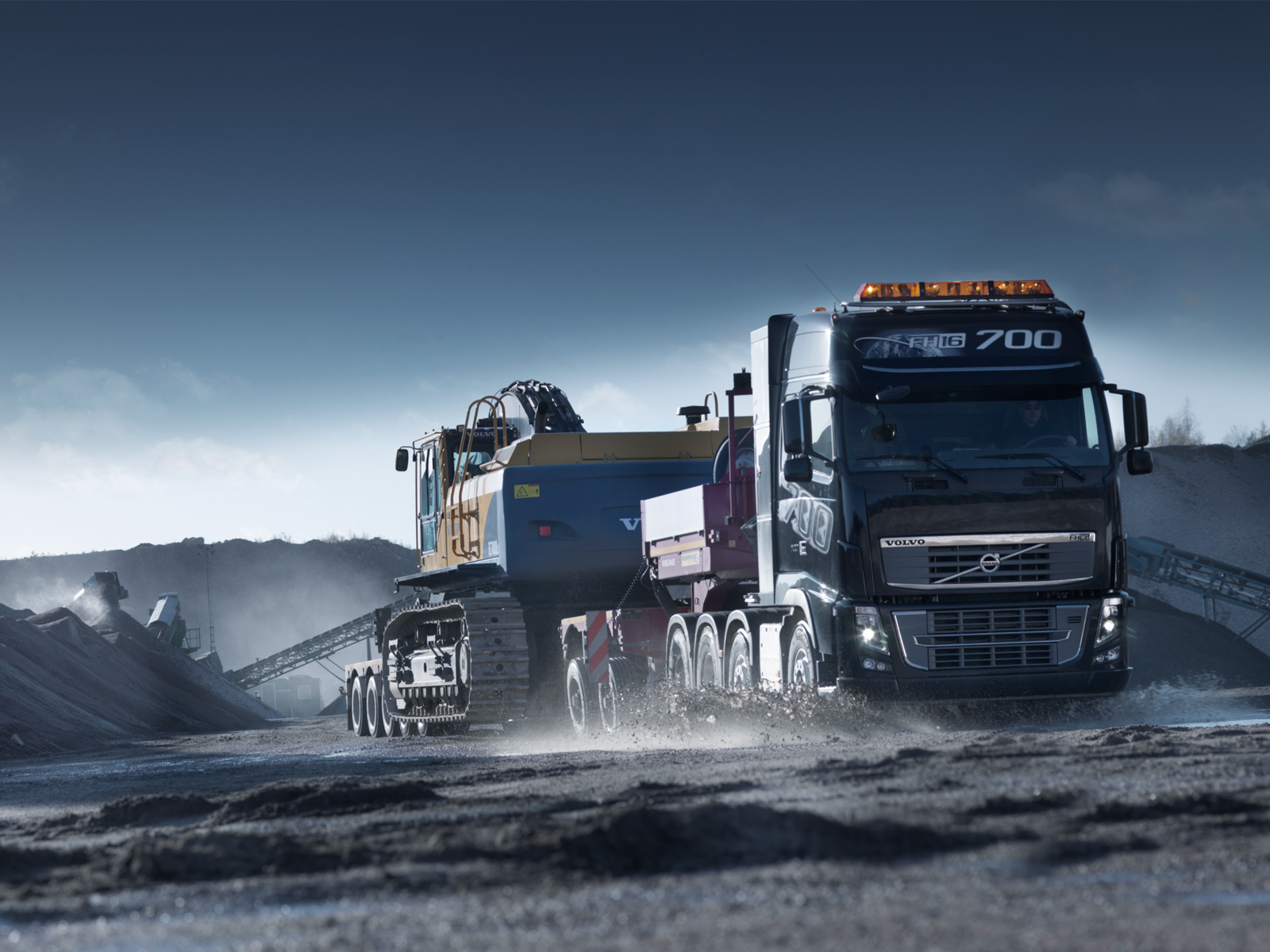 volvo truck wallpaper,transport,mode of transport,vehicle,truck,trailer truck