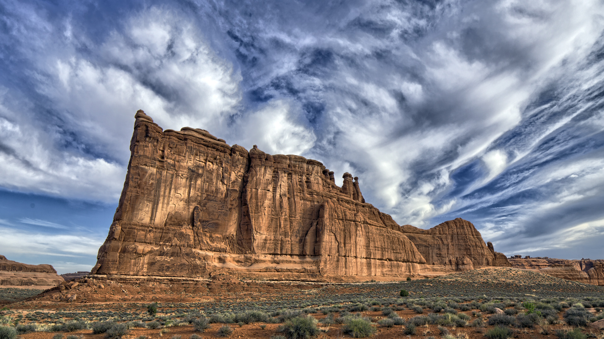 3d 4k hd wallpaper,natural landscape,sky,nature,badlands,formation