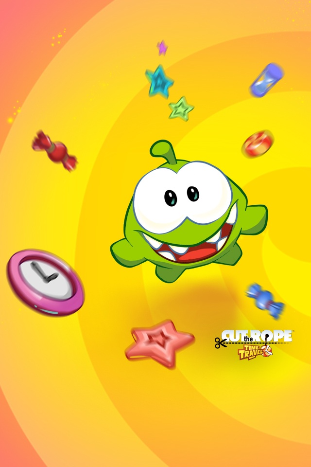 cut the rope wallpaper,cartoon,yellow,illustration,art