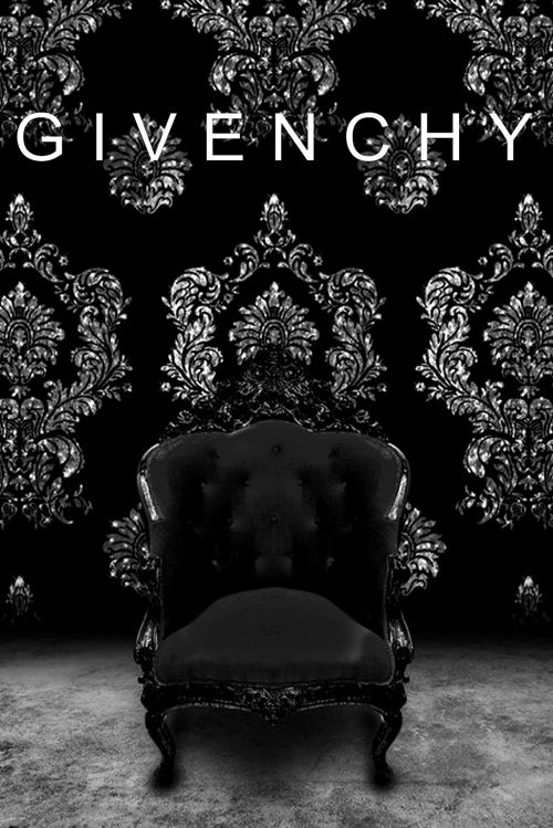 givenchy iphone wallpaper,black,black and white,monochrome,furniture,font