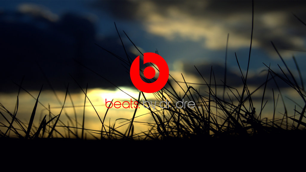 beats by dre wallpaper,red,sky,grass,font,photography