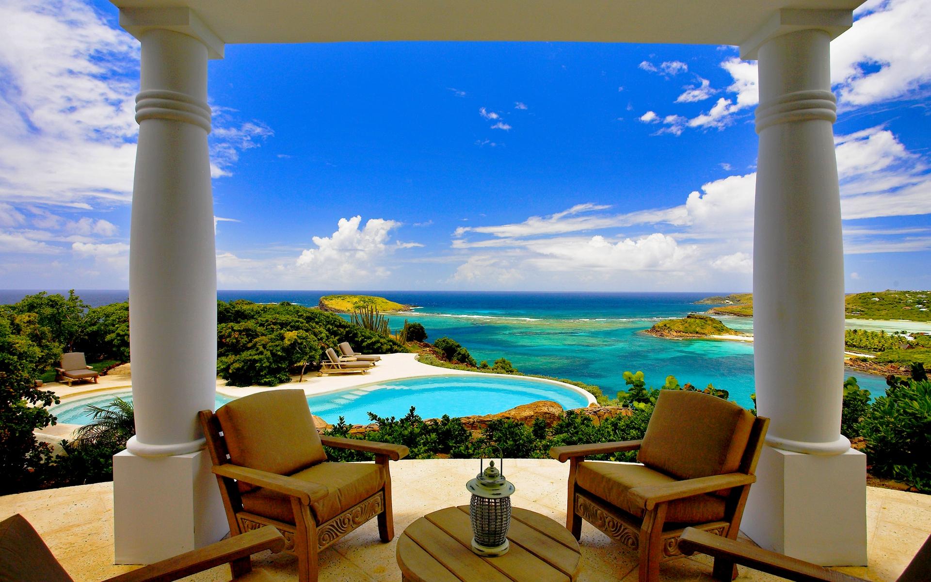 papel tapiz vista playa,propiedad,paisaje natural,habitación,edificio,inmuebles