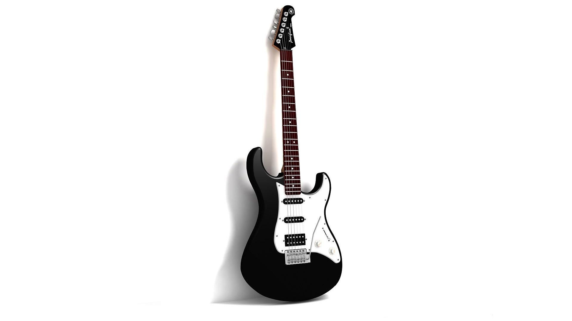 白い背景の壁紙のhd 1080p,ギター,楽器,エレキギター,撥弦楽器,ベースギター