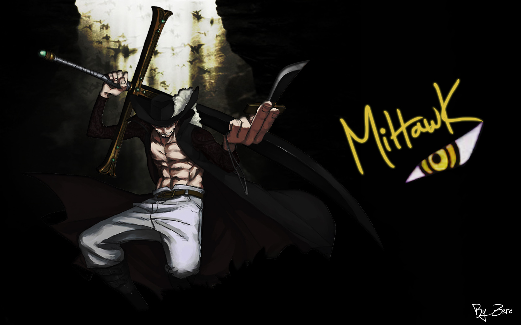 mihawk wallpaper,darkness,music,musician,font,graphic design