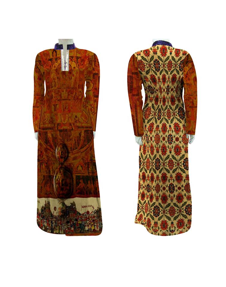 badiya wallpaper,orange,product,brown,pattern,outerwear