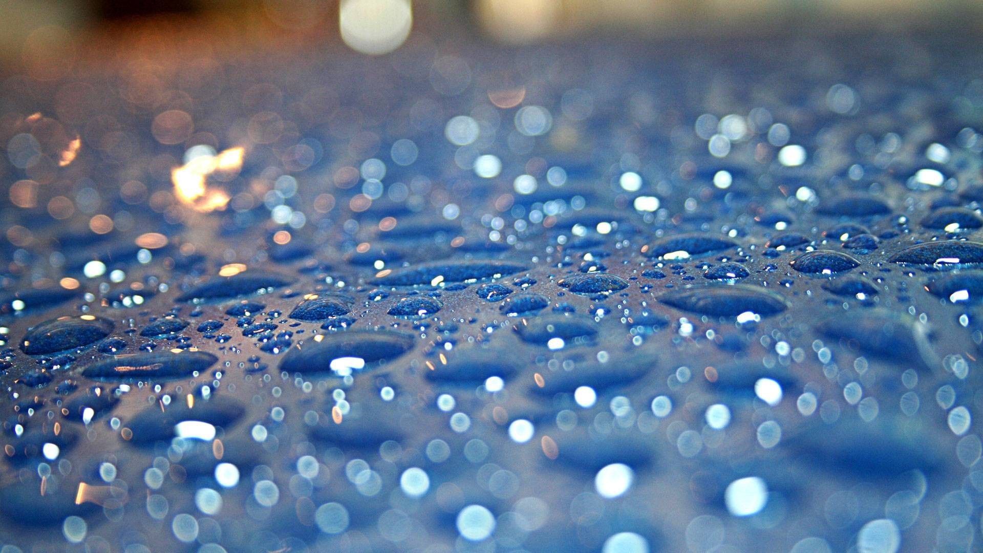 ディプ名の壁紙,青い,水,落とす,水分,雨