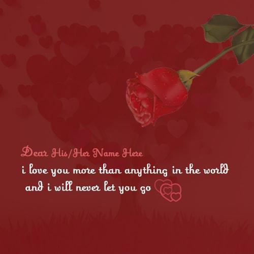 love wallpaper with name editing,red,text,font,valentine's day,organism