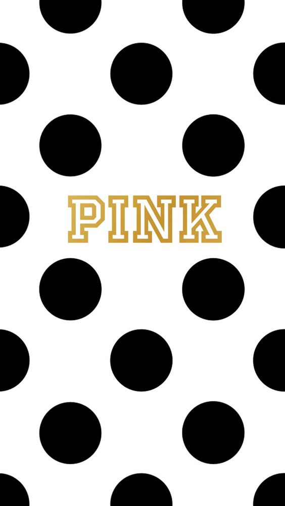 핑크 브랜드 벽지,폴카 도트,무늬,디자인,폰트,원