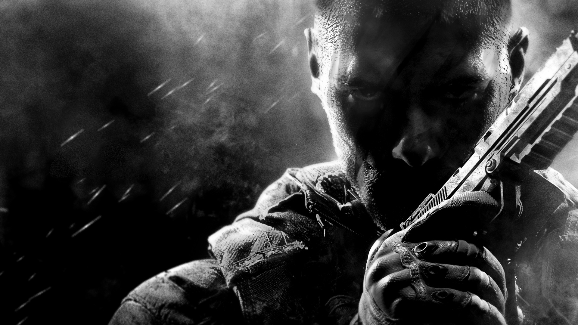 bo2 wallpaper,film,schwarz und weiß,fotografie,actionfilm,erfundener charakter