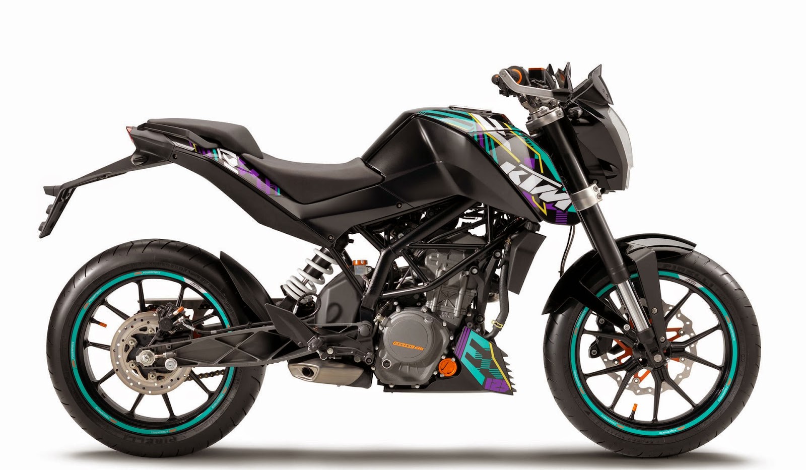 ktm duke 125 wallpaper,land vehicle,vehicle,motorcycle,motor vehicle,car