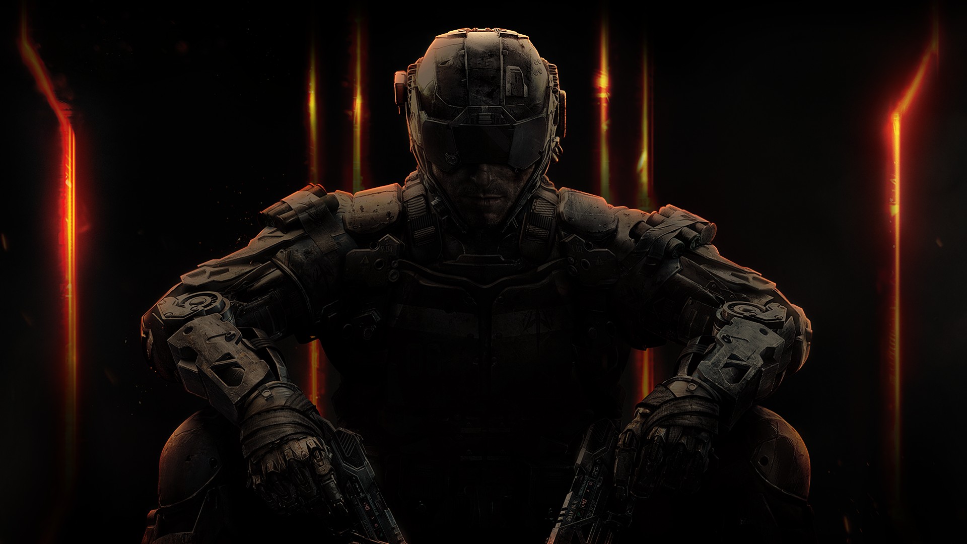 bo3 wallpaper hd,action figure,darkness,fictional character,screenshot,cg artwork