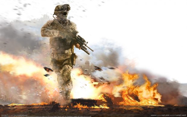 call of duty modern warfare remastered wallpaper,esplosione,evento,fumo,truppe,gioco per pc