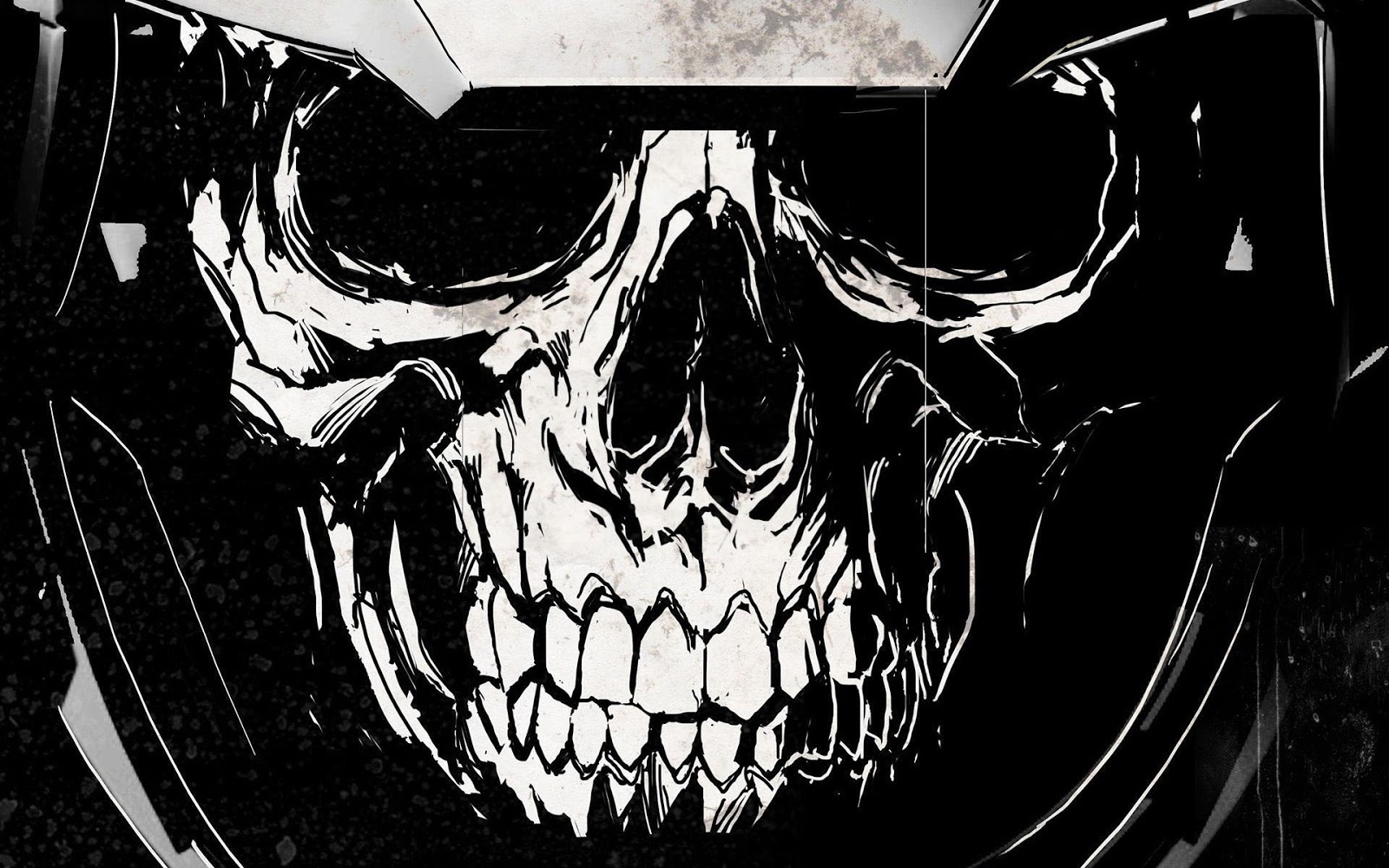 cod infinite warfare wallpaper,black and white,eyewear,illustration,monochrome,skull
