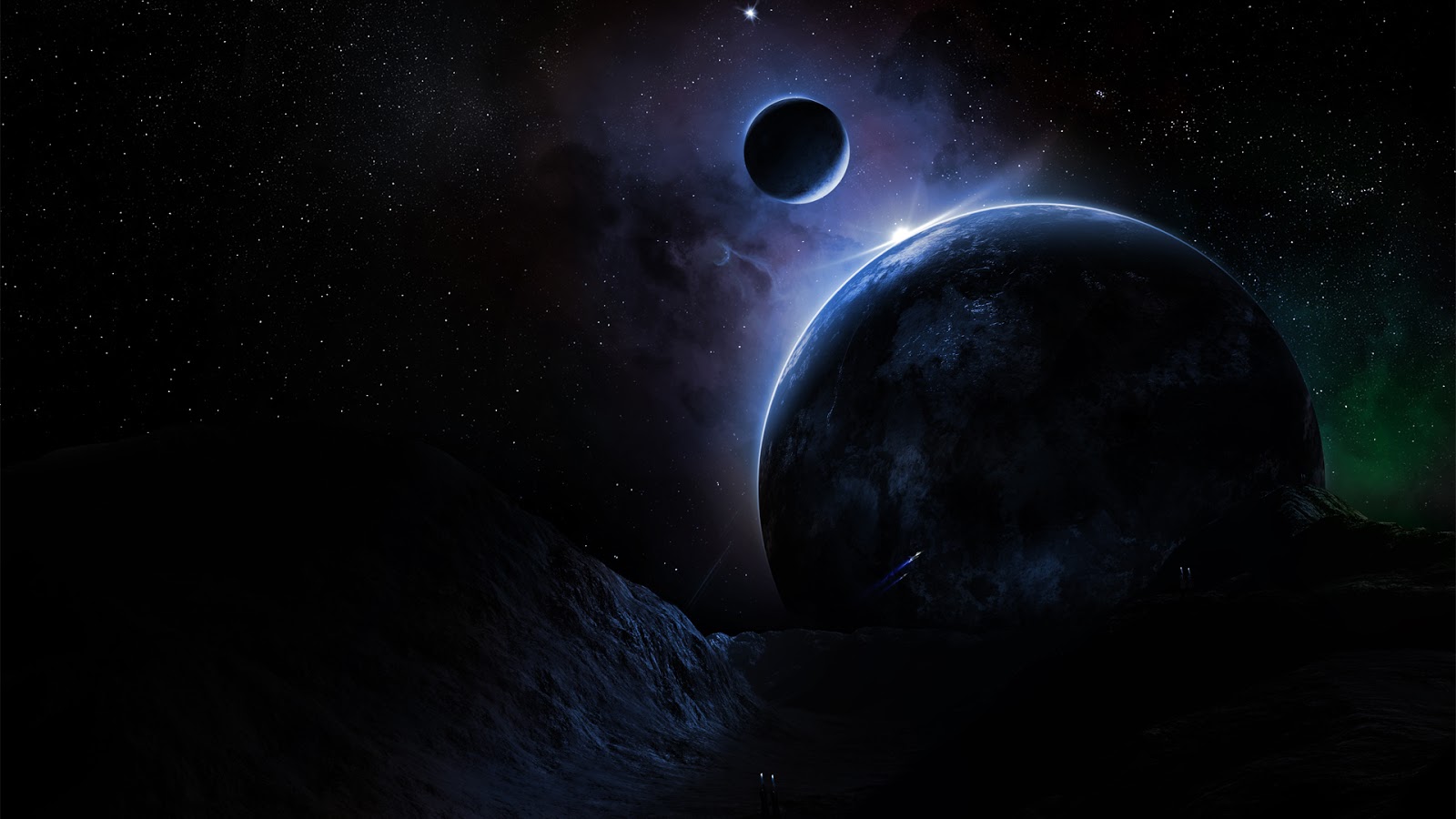 sfondo blu ray hd,spazio,universo,oggetto astronomico,atmosfera,pianeta