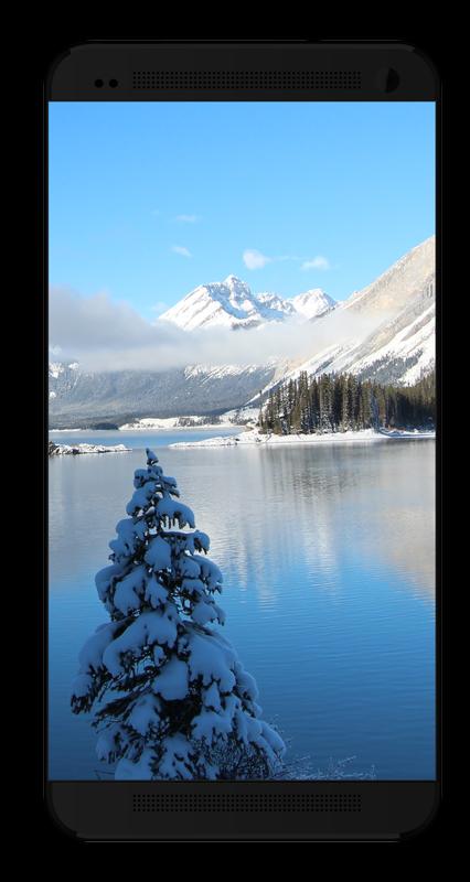 sfondi per android,natura,paesaggio naturale,lago,cielo,montagna