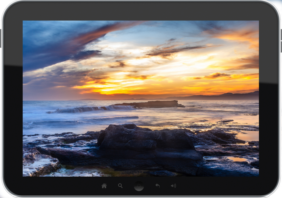 fondos de pantalla de uhd para android,cielo,paisaje natural,horizonte,puesta de sol,tecnología