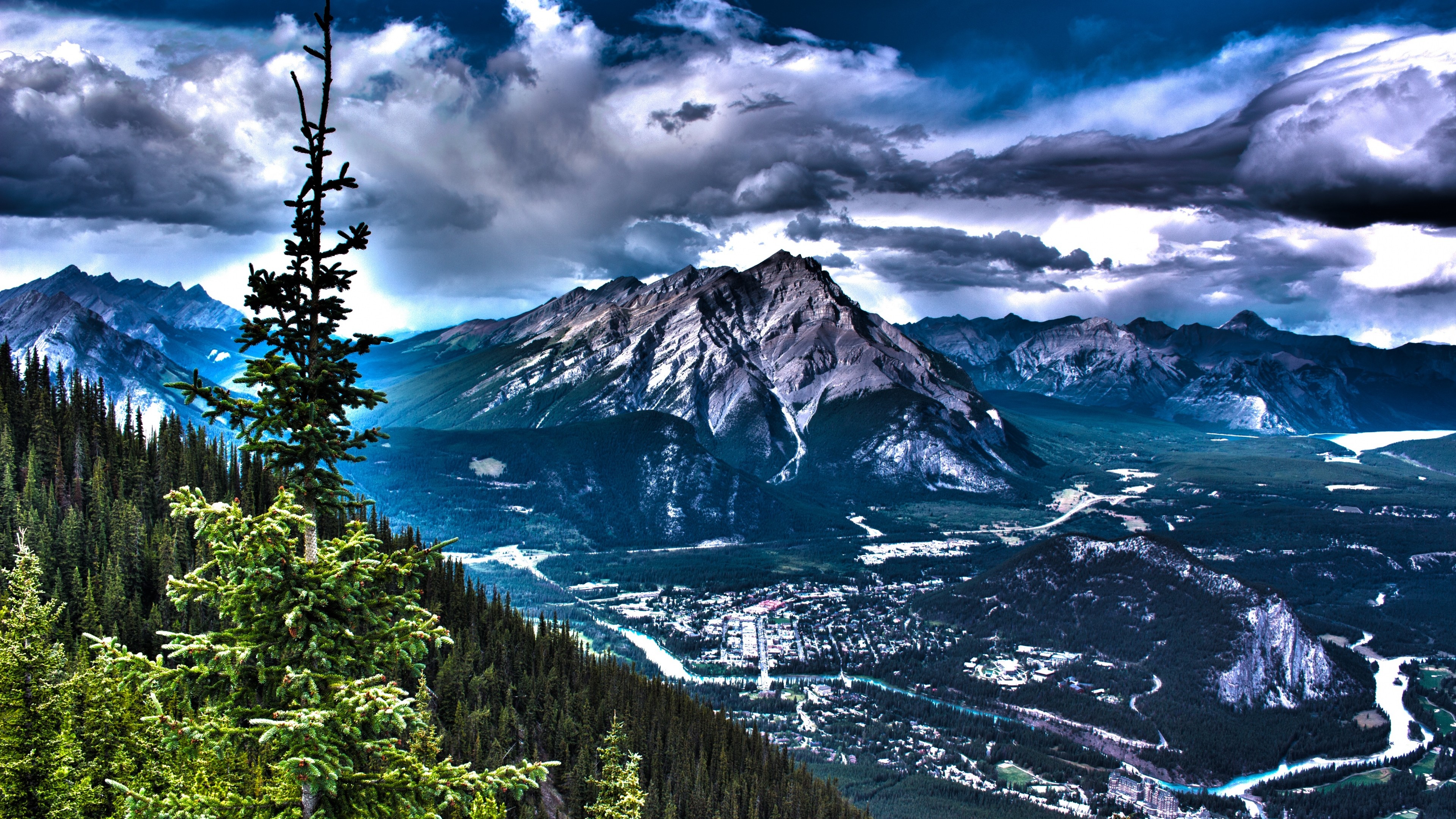 fondo de pantalla 4k hdr,paisaje natural,naturaleza,montaña,cielo,cordillera