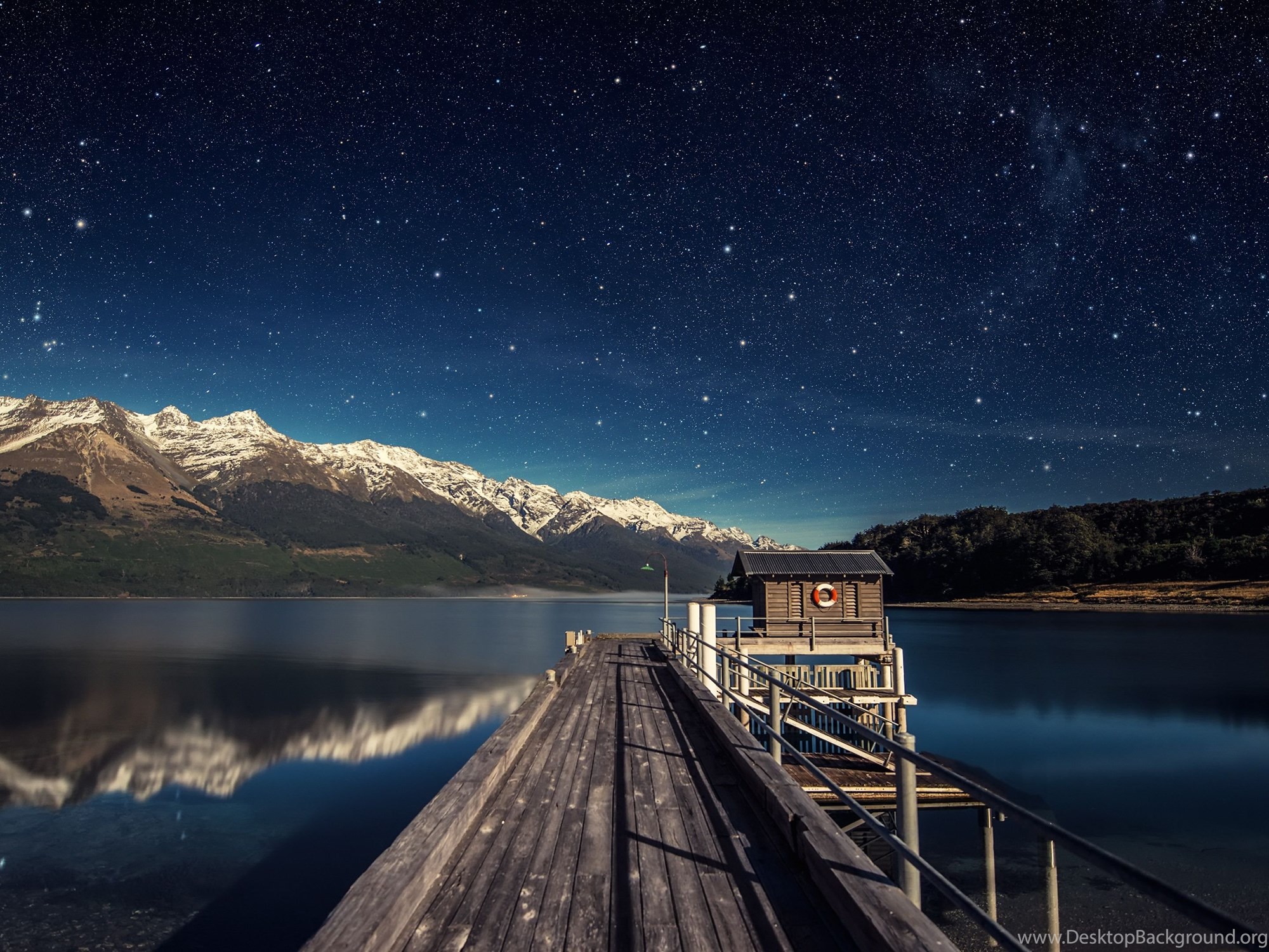 scaricare lo sfondo uhd,cielo,natura,notte,leggero,paesaggio naturale