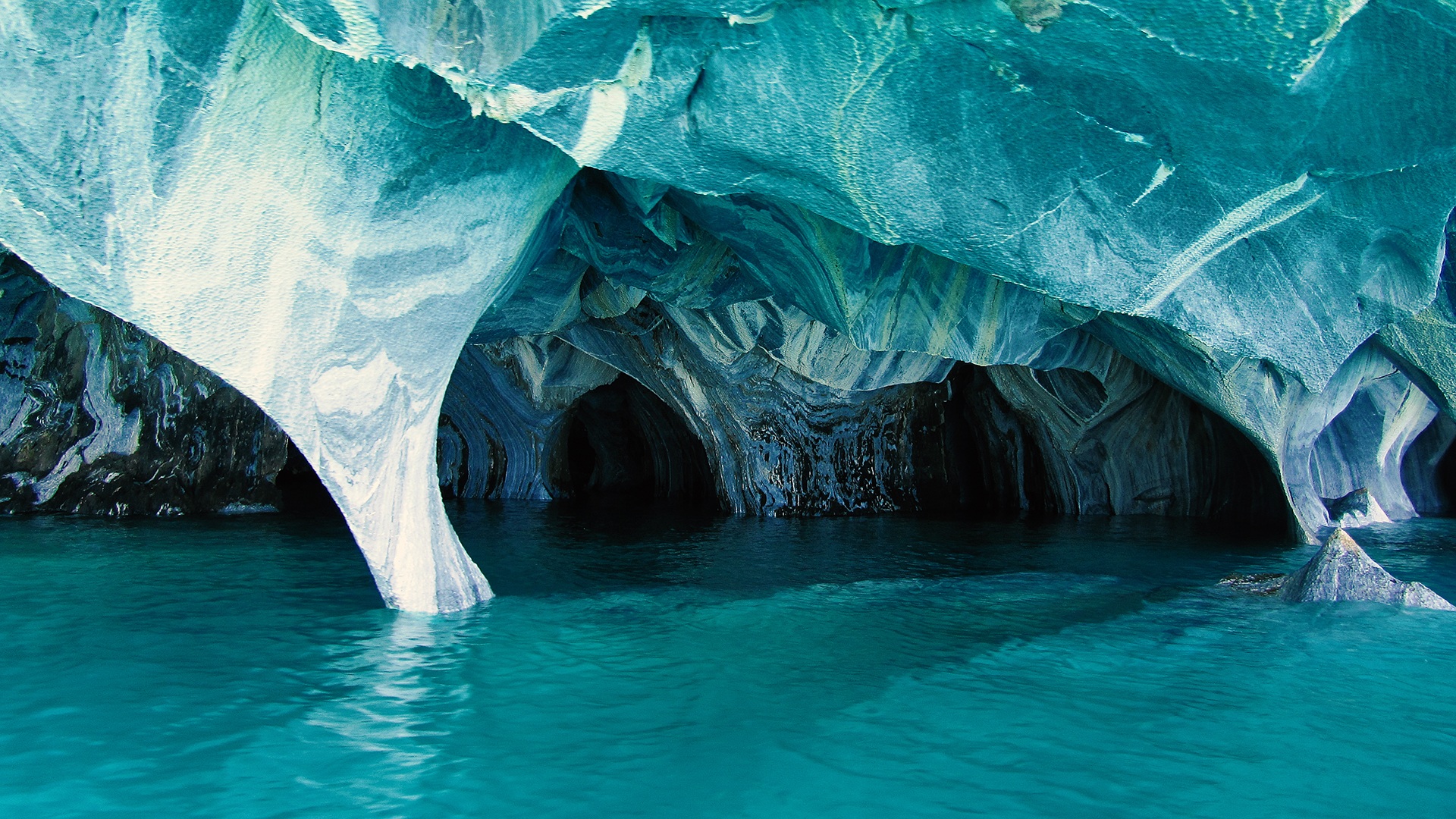 scaricare lo sfondo uhd,blu,acqua,grotta,grotta marina,formazione
