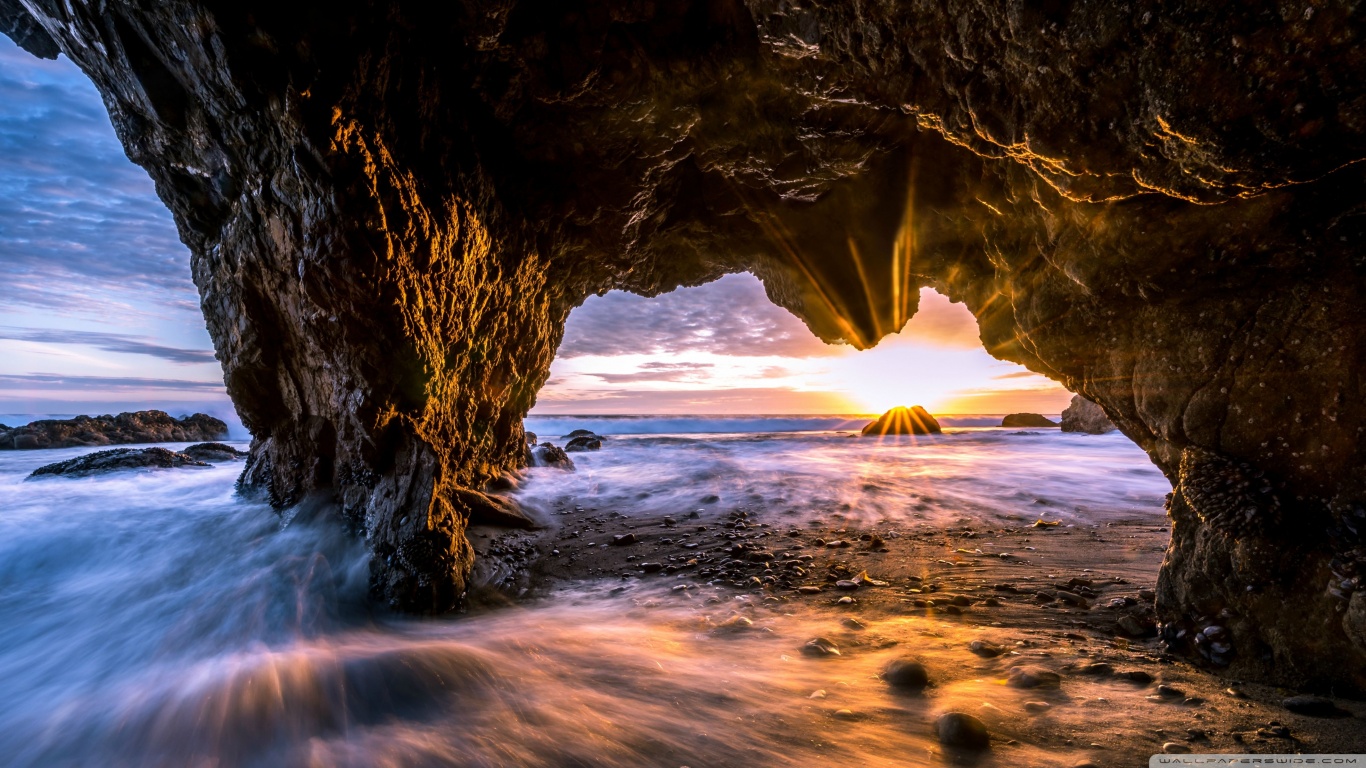 scaricare lo sfondo uhd,natura,paesaggio naturale,grotta marina,cielo,mare