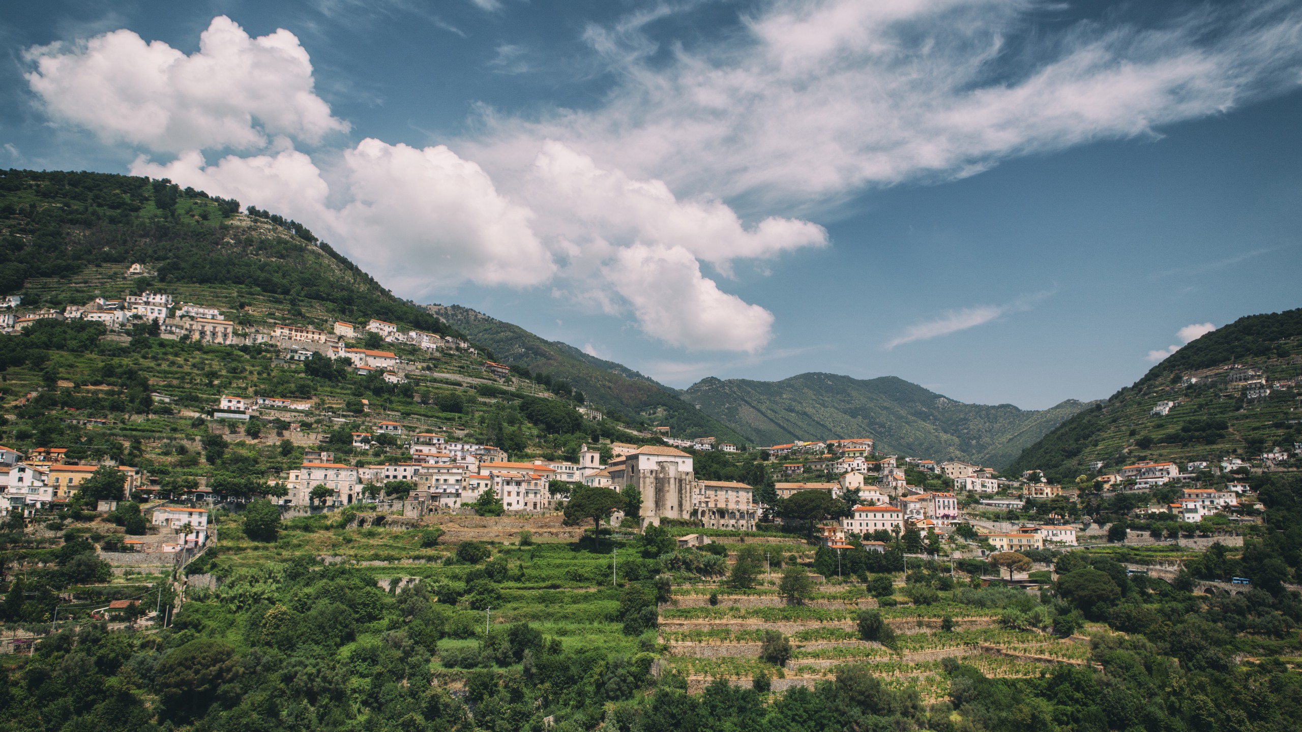 4k immagini sfondi,stazione di collina,cielo,montagna,villaggio di montagna,natura