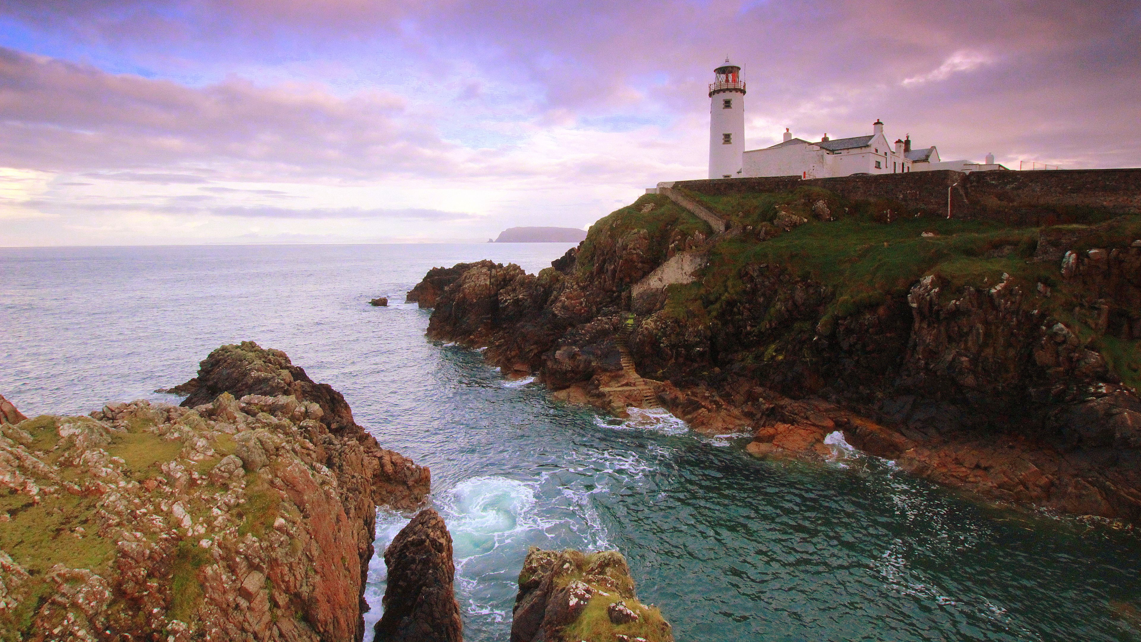 4k bilder hintergrundbilder,gewässer,küste,natur,leuchtturm,landspitze