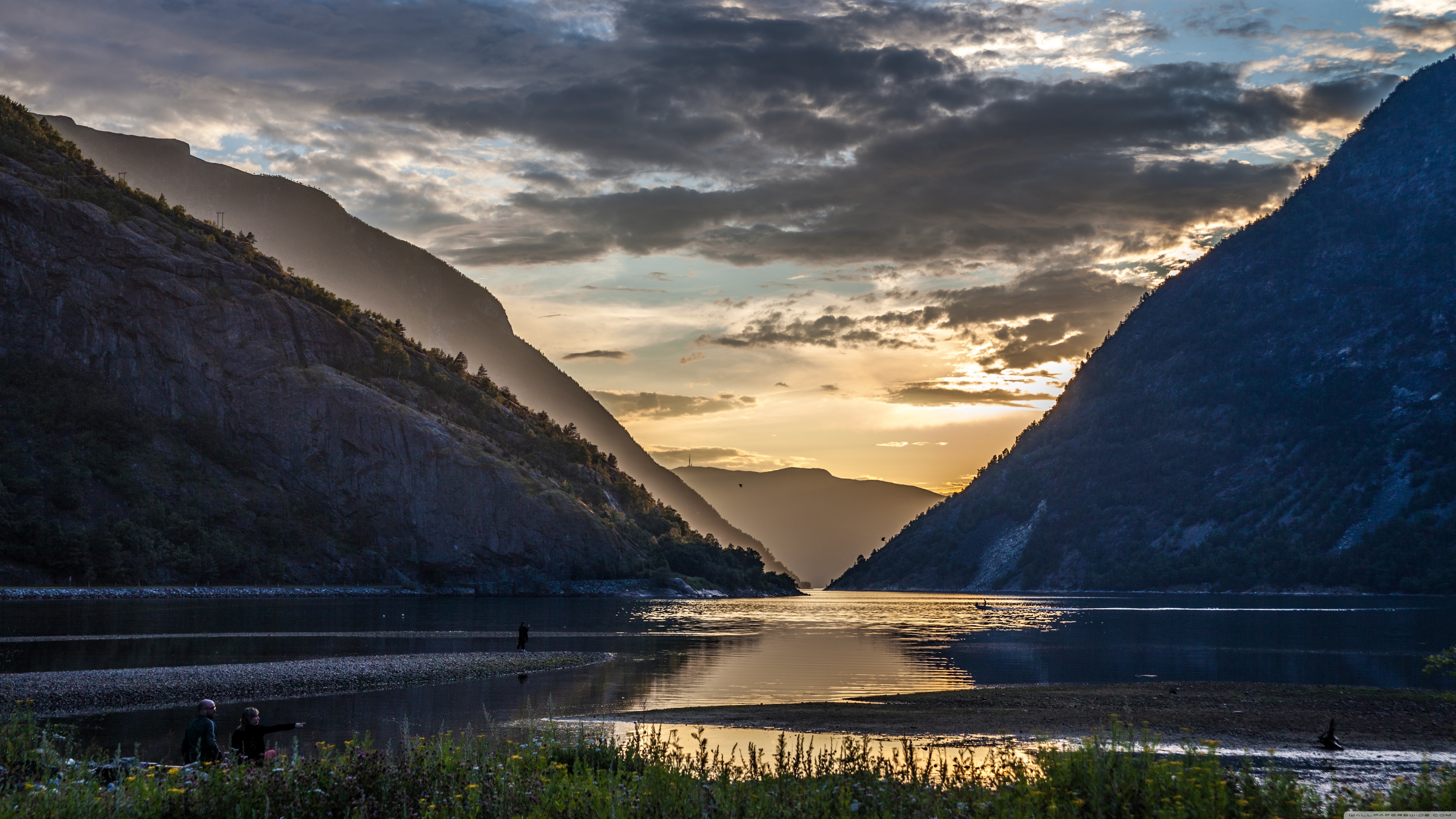 4k immagine di sfondo,cielo,corpo d'acqua,paesaggio naturale,natura,montagna